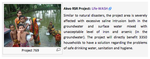 Akvo RSR Project: Life-WASH