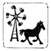 Horse and wind powered pumps