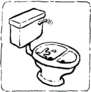 Toilette à chasse avec séparation d’urine