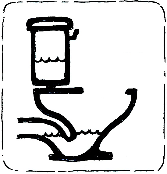 Cistern Flush Toilet